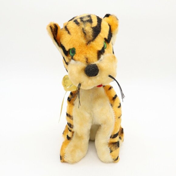 Vintage 1950'S Gund Plush TIGER Tweak and Squeak Plush Stuffed Animal Toy RARE - Picture 2 of 8